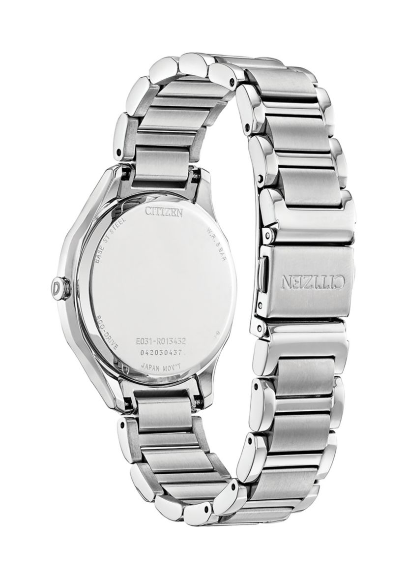 Drive from Citizen Eco-Drive Womens Silver Tone Stainless Steel Bracelet Watch