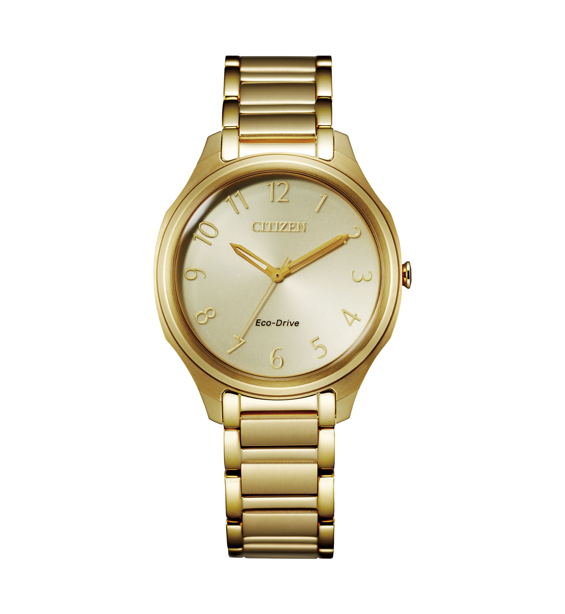 Citizen Drive Womens Gold Tone Stainless Steel Bracelet Watch