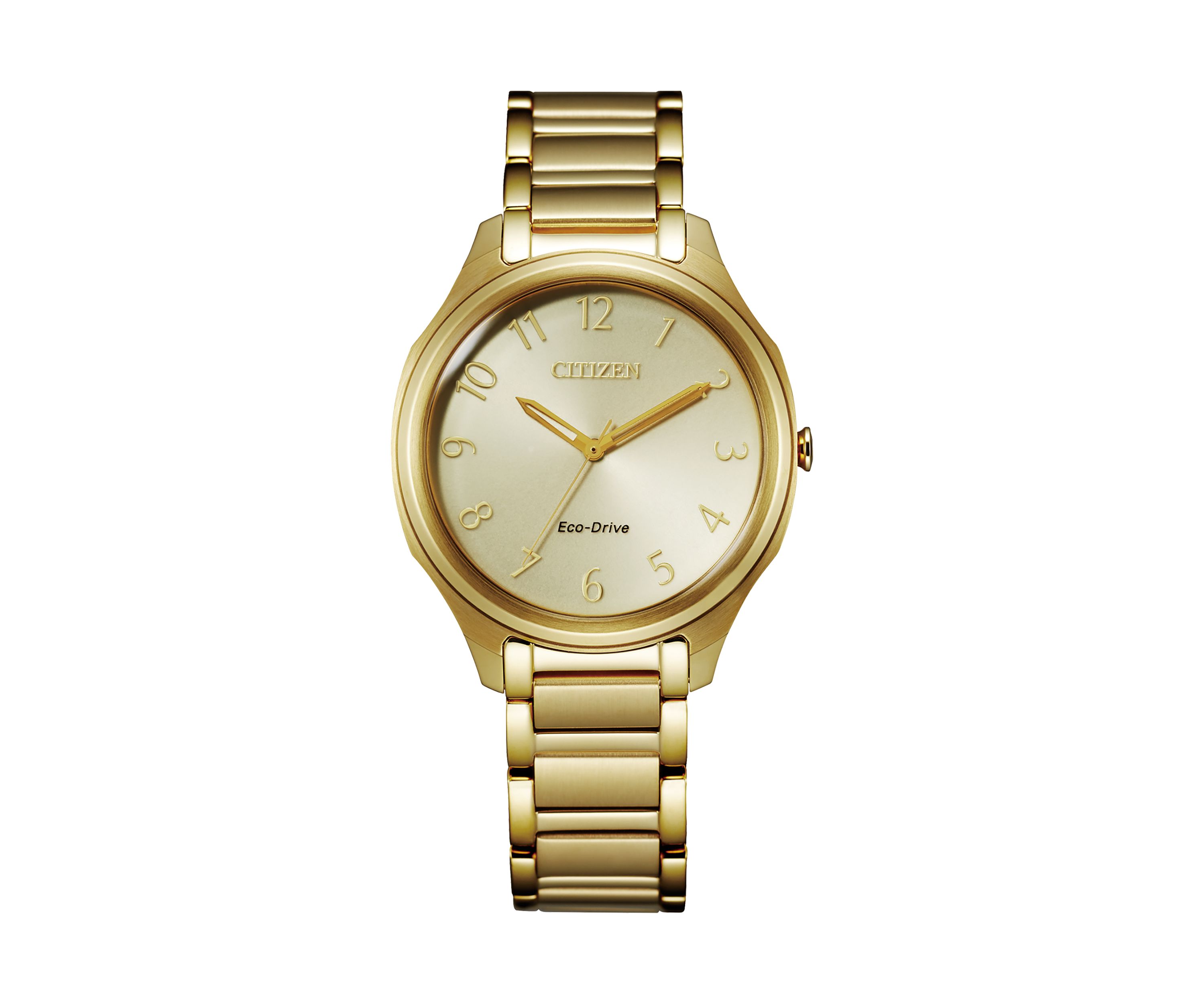 Citizen Drive Womens Gold Tone Stainless Steel Bracelet Watch