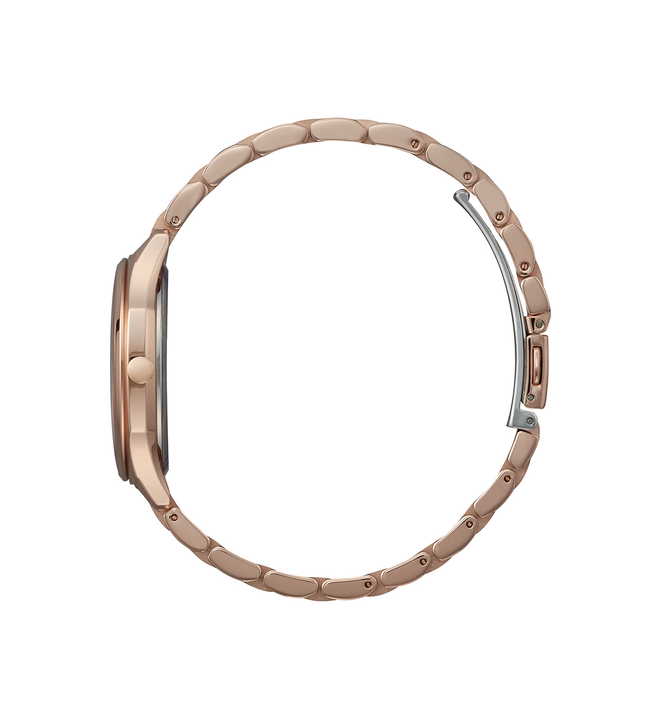 Drive from Citizen Eco-Drive Womens Rose Gold-Tone Stainless Steel Bracelet Watch