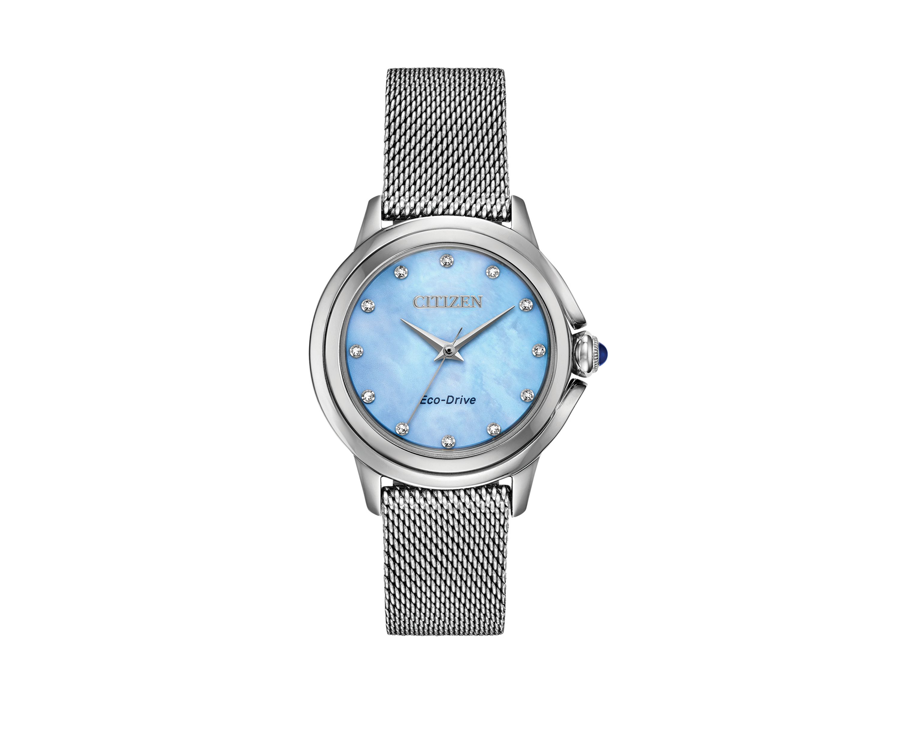 Womens Ceci Silver-Tone Stainless Steel Bracelet Watch