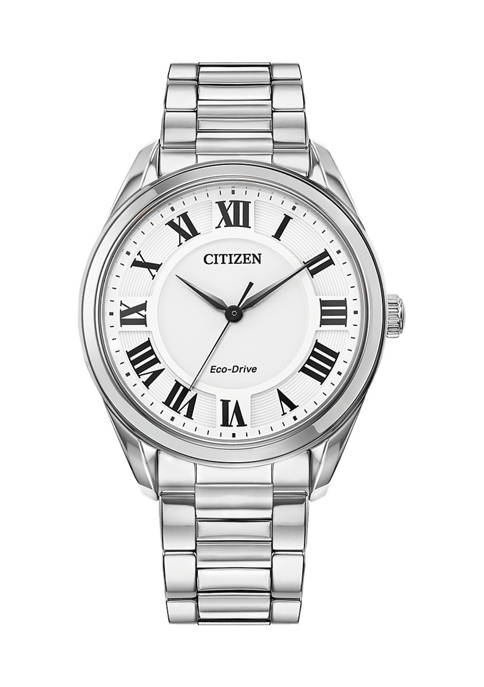 Citizen Womens Classic Arezzo Silver-Tone Stainless Steel