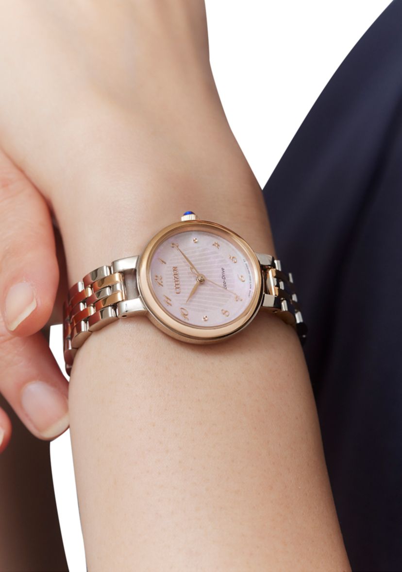 Citizen Womens  Citizen L Two-Tone Stainless Steel Bracelet Watch 27.7mm