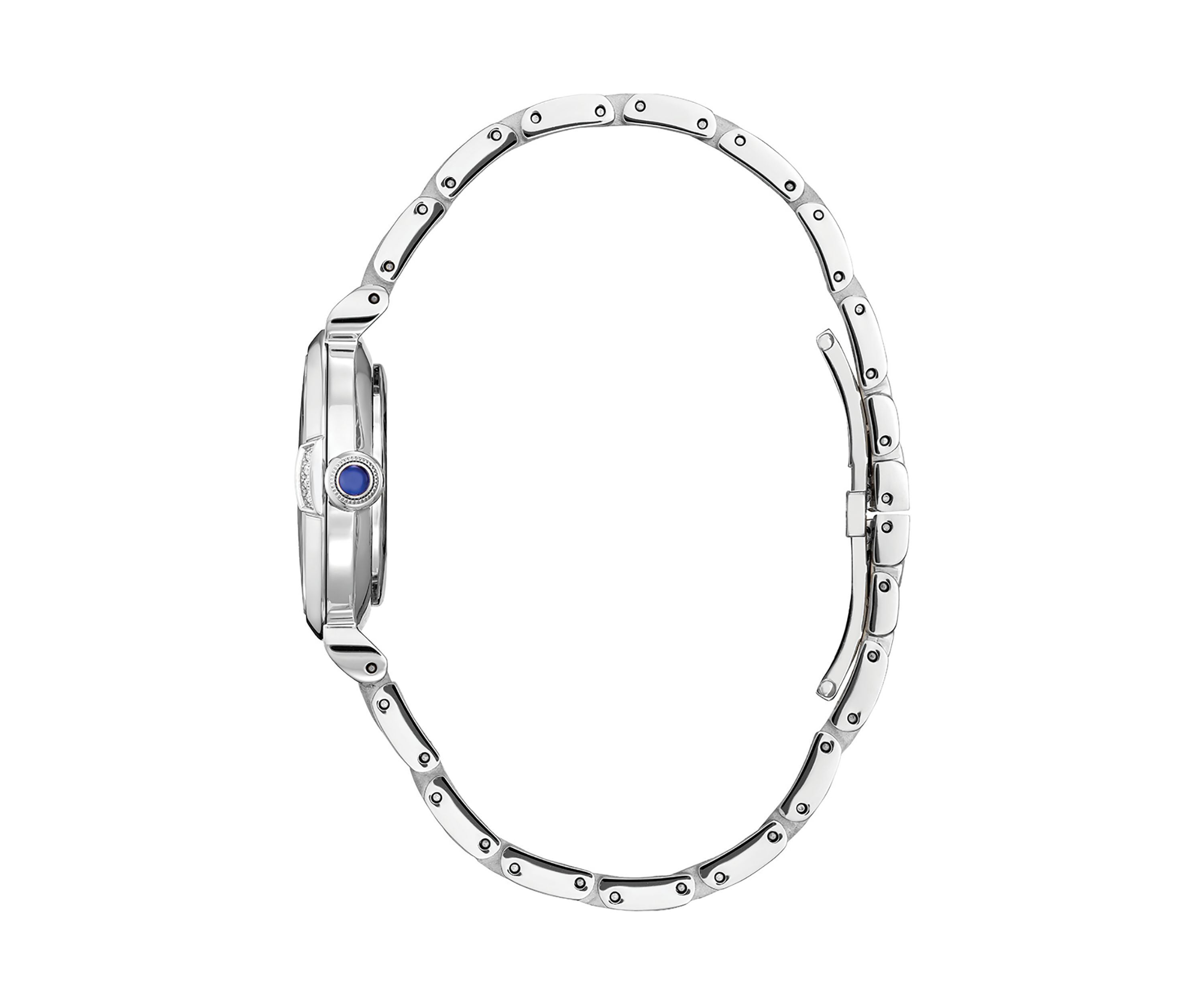 Womens Dress Classic Silver Tone Stainless Steel Watch 