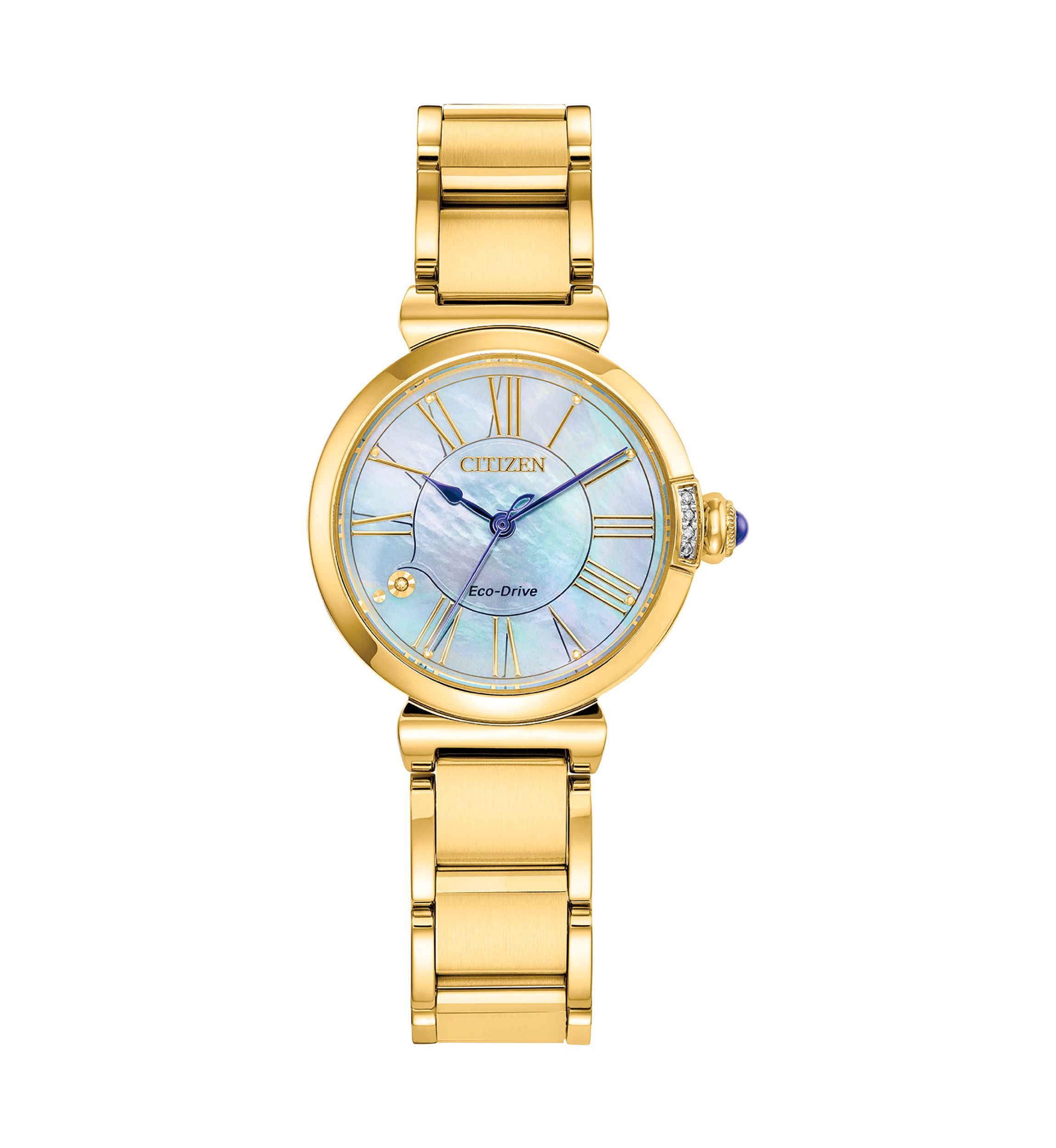 Womens Dress Classic Gold Tone Stainless Steel Watch