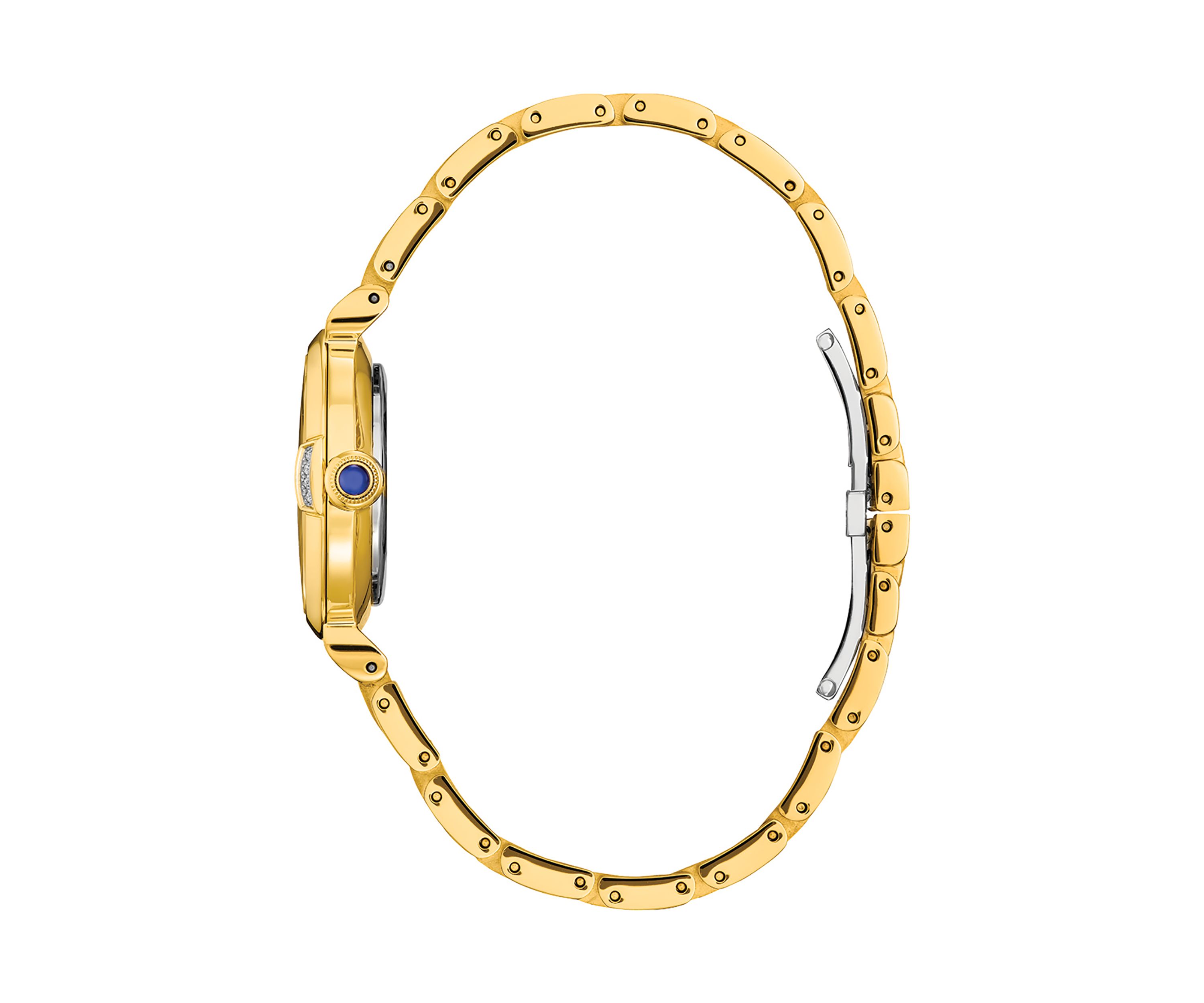 Womens Dress Classic Gold Tone Stainless Steel Watch