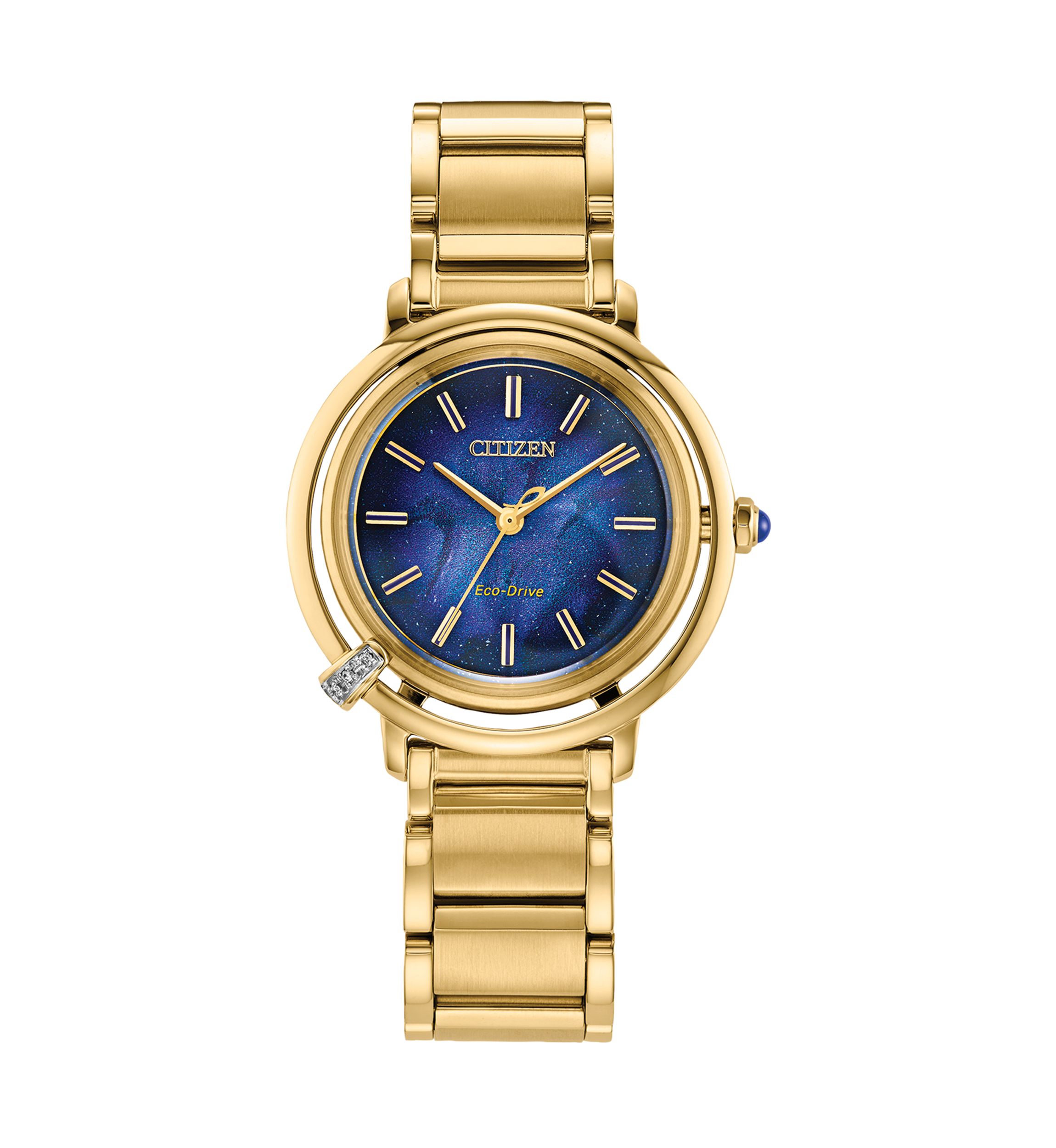 Citizen Womens  Arcly Light Gold-Tone Stainless Steel Bracelet Watch 31.2mm