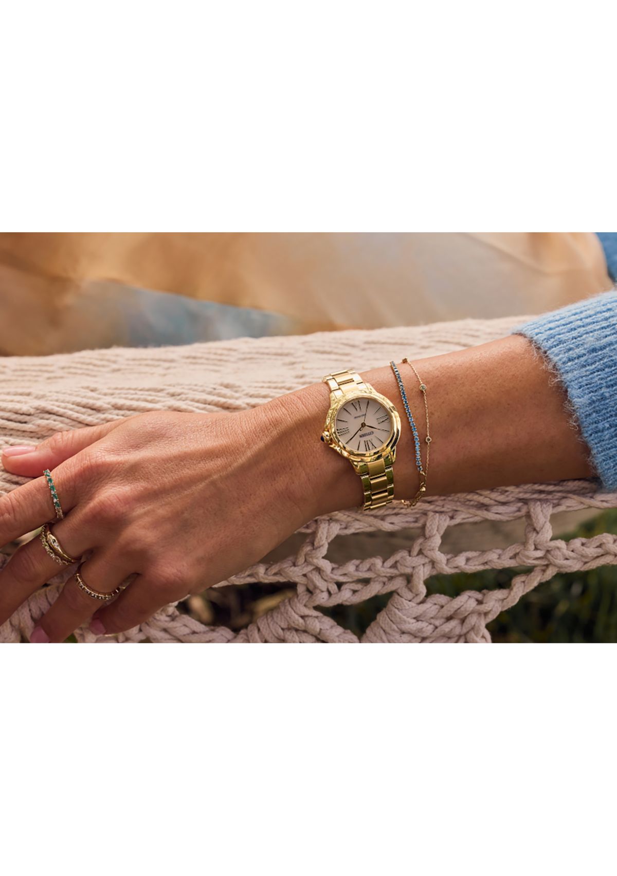 Ladies Classic Ceci - Citizen L Gold-Tone Bracelet Watch. 31.5mm