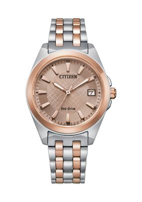 Citizen Women's Corso Two Tone Stainless Steel Bracelet Watch -  0013205149412