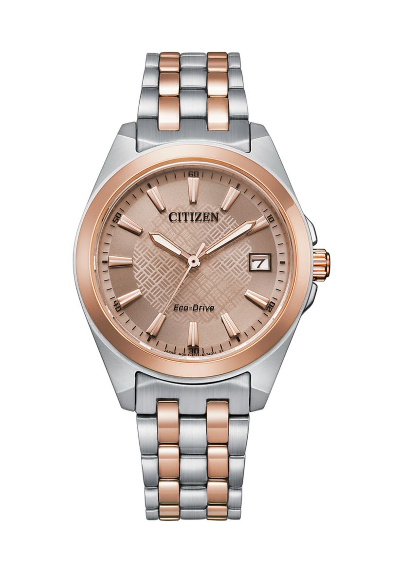 Citizen Womens Corso Two Tone Stainless Steel Bracelet Watch