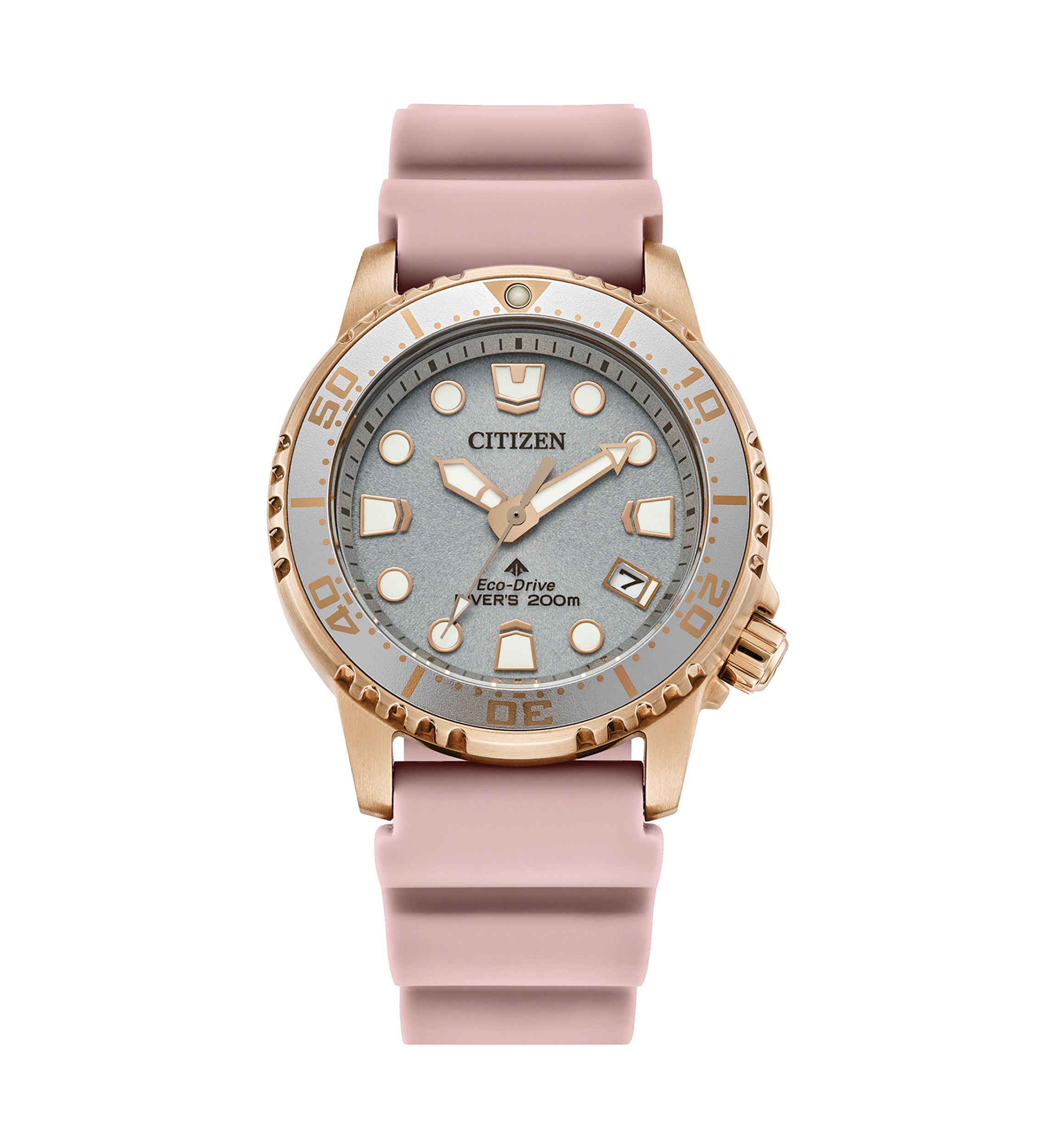 Womens Promaster Dive Pink Strap Watch - 36.5 Millimeter