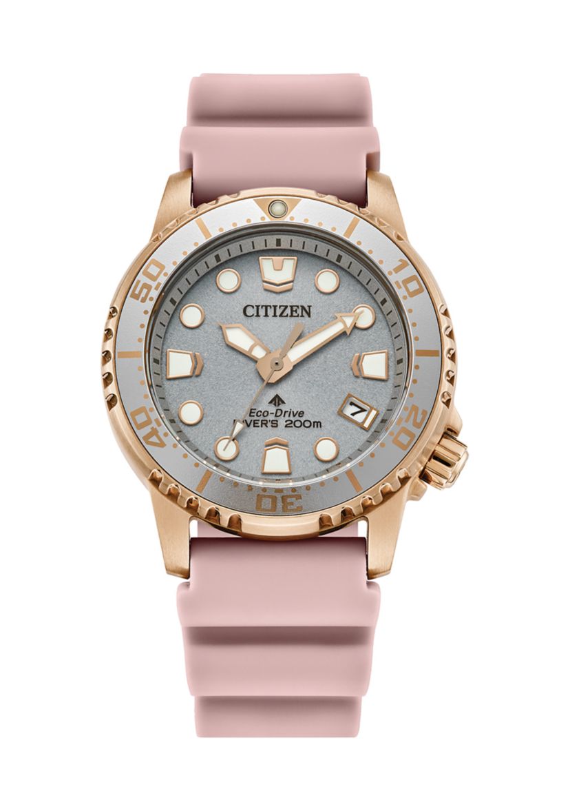 Womens Promaster Dive Pink Strap Watch - 36.5 Millimeter