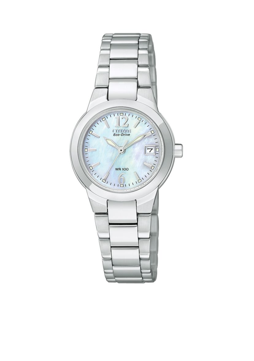 Eco-Drive Ladies Silhouette with Mother of Pearl Dial - Online Only