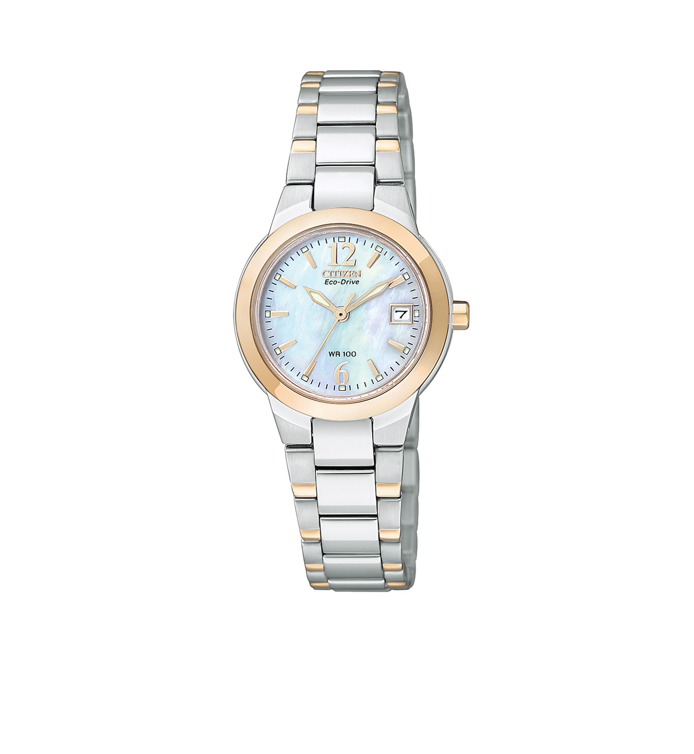 Eco-Drive Womens Silhouette with Mother of Pearl Watch