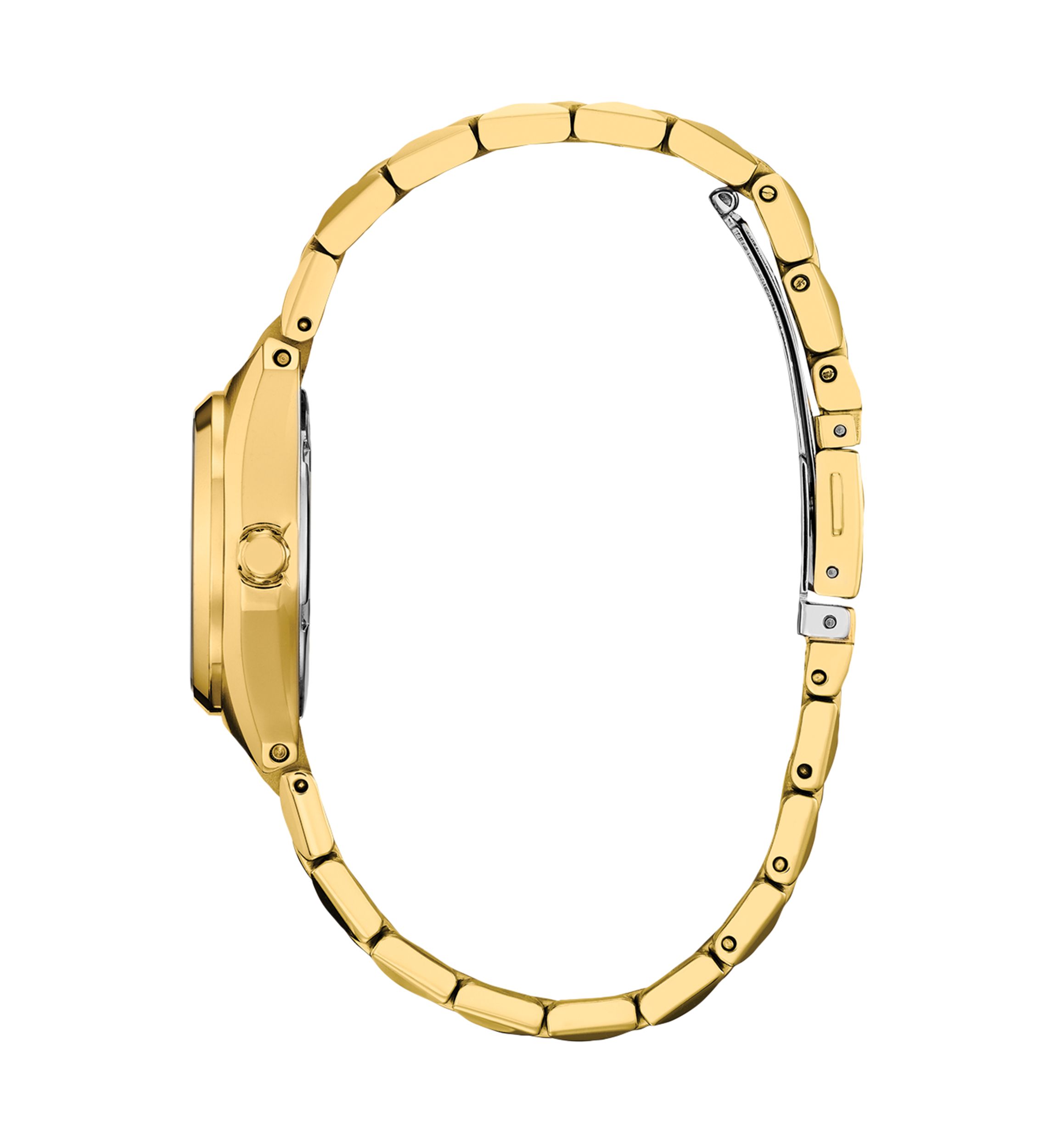Citizen Womens Classic Eco Corso Gold-Tone Stainless Steel Bracelet Watch 27mm