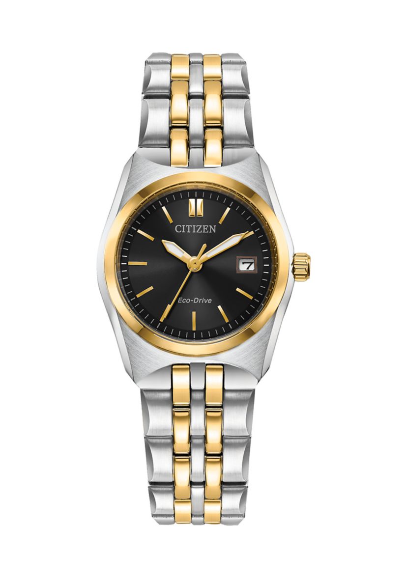 Citizen Eco-Drive Womens Corso Two-tone Stainless Steel Bracelet Watch