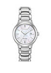 Stainless Steel Eco-Drive Womens Chandler Bracelet Watch