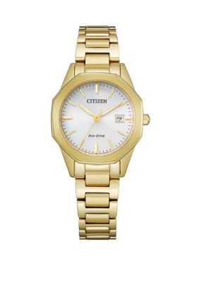 Citizen Women's Eco Drive Corso Gold Tone Bracelet Watch