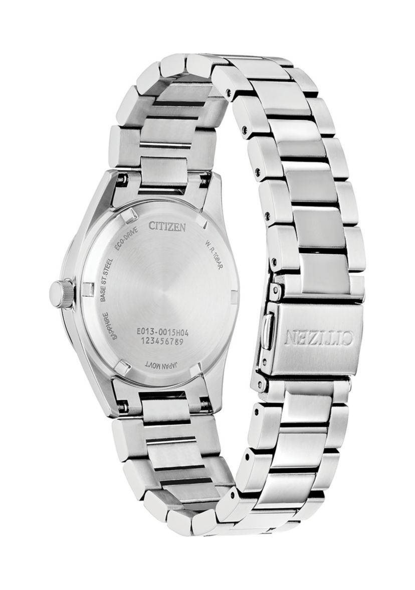 Womens Sport Luxury Sport Silver Tone Bracelet Watch - 33 Millimeter