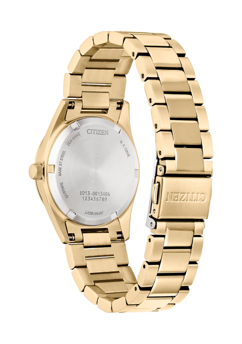 Womens Sport Luxury Sport Gold Tone Bracelet Watch - 33 Millimeter