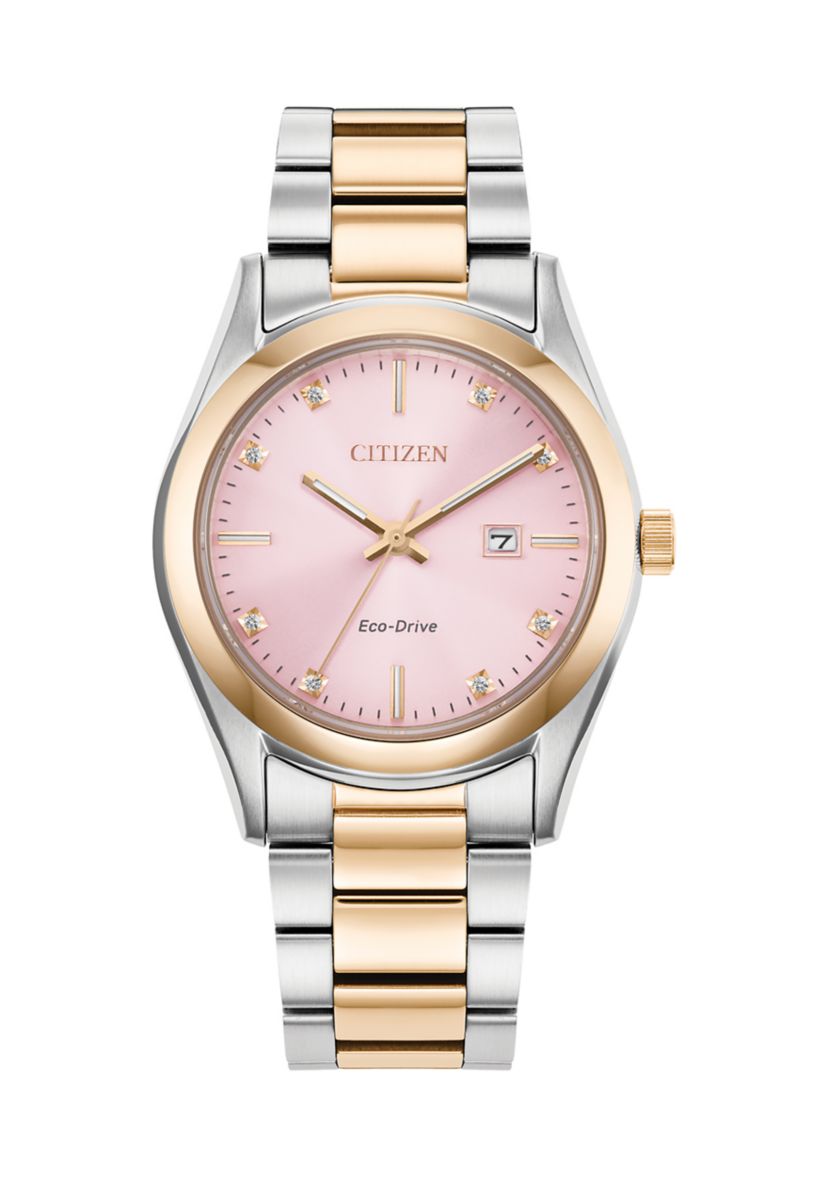 Womens Sport Luxury Sport Two Tone Bracelet Watch - 33 Millimeter