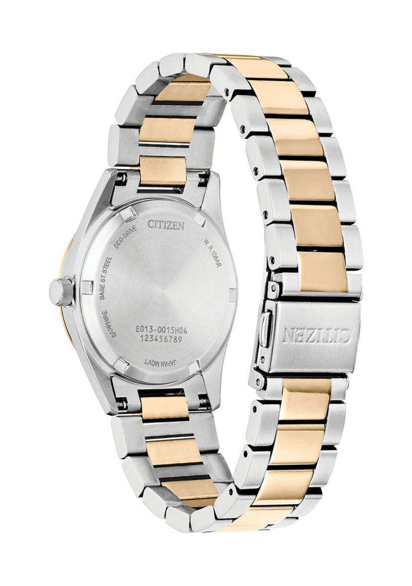 Womens Sport Luxury Sport Two Tone Bracelet Watch - 33 Millimeter