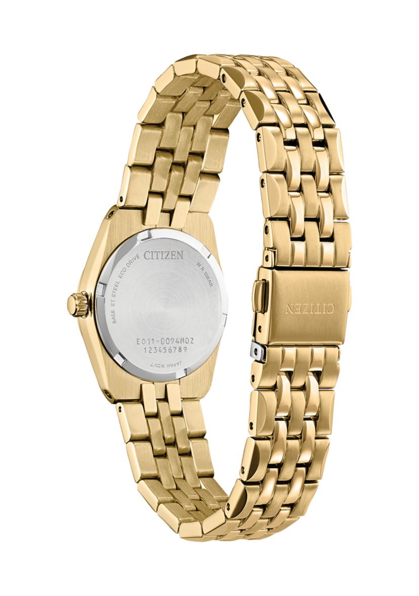 Womens Classic Eco Corso Gold Tone Bracelet Watch 