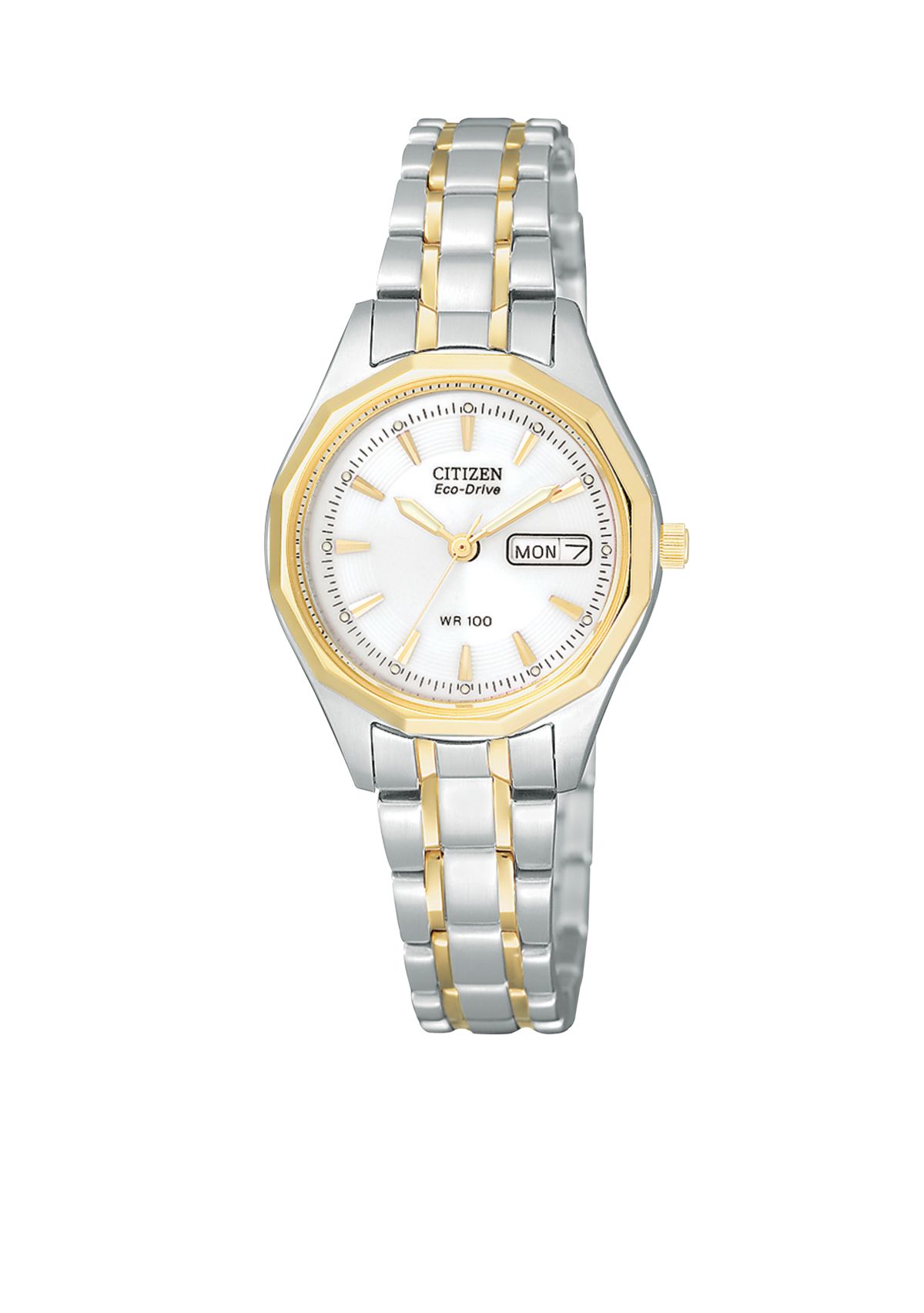 Womens Eco-Drive Two-Tone Sport Watch