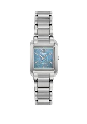 Citizen Women's Bianca Silver-Tone Stainless Steel Bracelet Watch