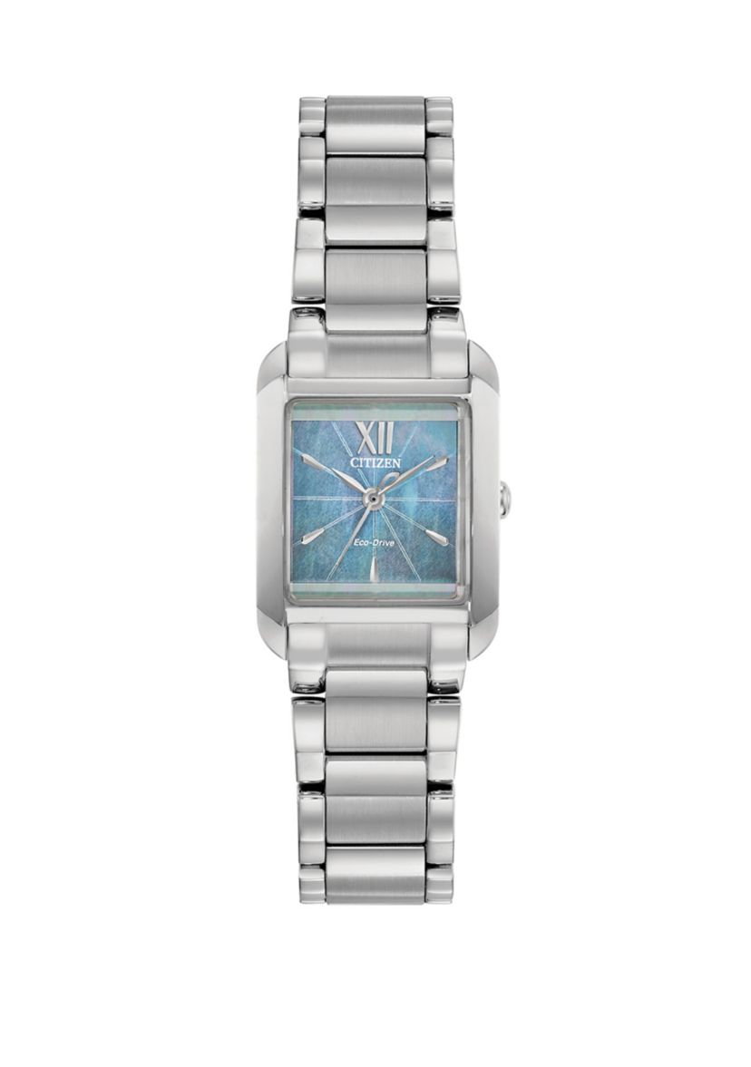 Womens Bianca Silver-Tone Stainless Steel Bracelet Watch