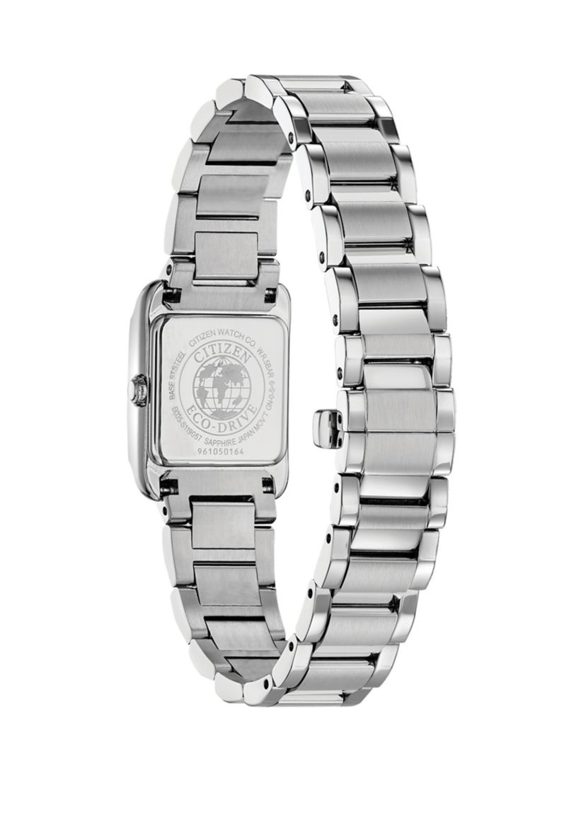 Womens Bianca Silver-Tone Stainless Steel Bracelet Watch