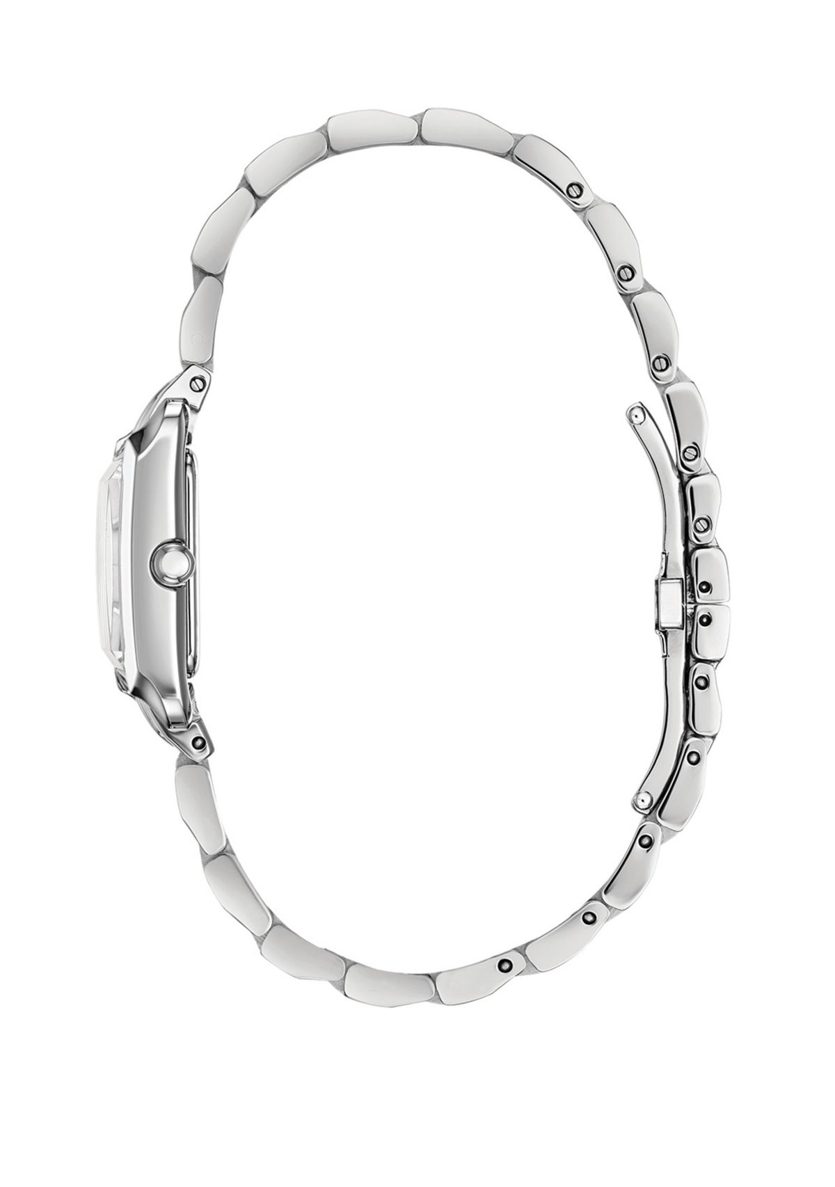 Womens Bianca Silver-Tone Stainless Steel Bracelet Watch