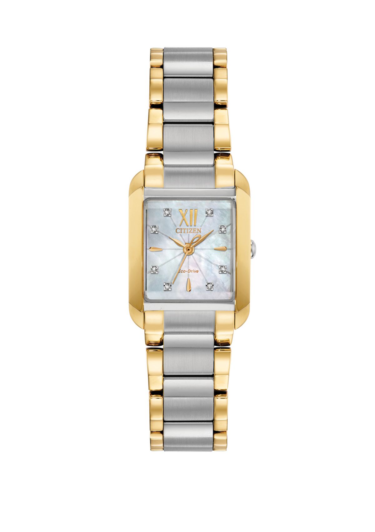 Womens  Bianca Gold Tone Stainless Steel Bracelet Watch