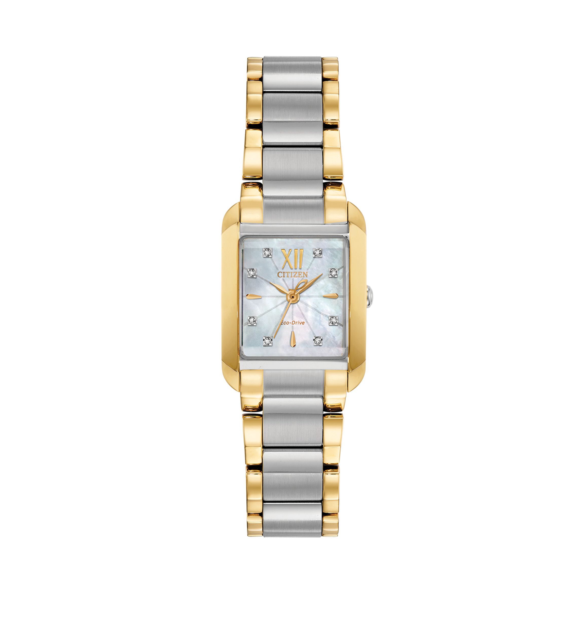 Womens  Bianca Gold Tone Stainless Steel Bracelet Watch