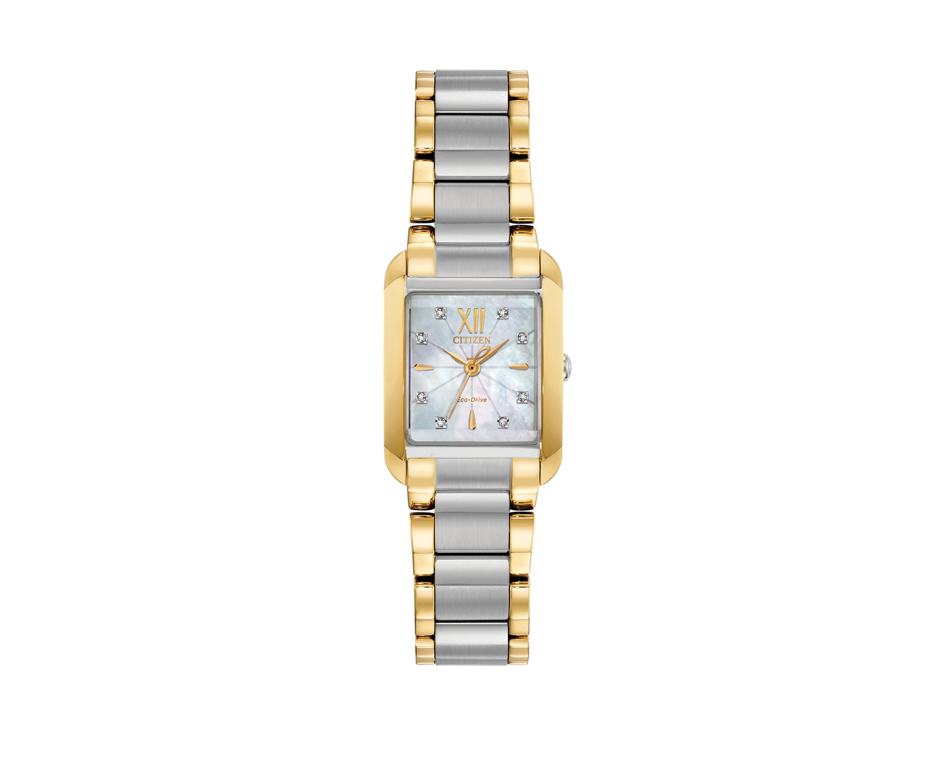 Womens  Bianca Gold Tone Stainless Steel Bracelet Watch