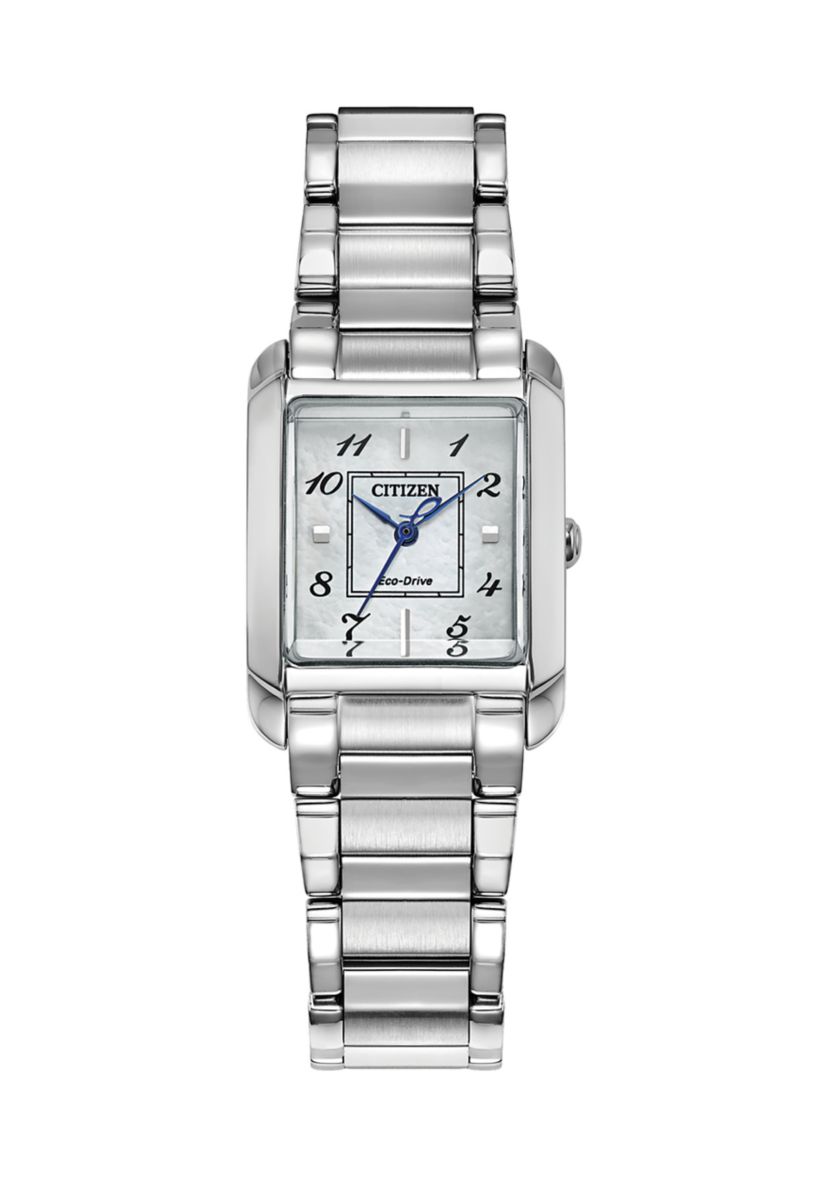 Womens Classic Bianca Silver Tone Bracelet Watch