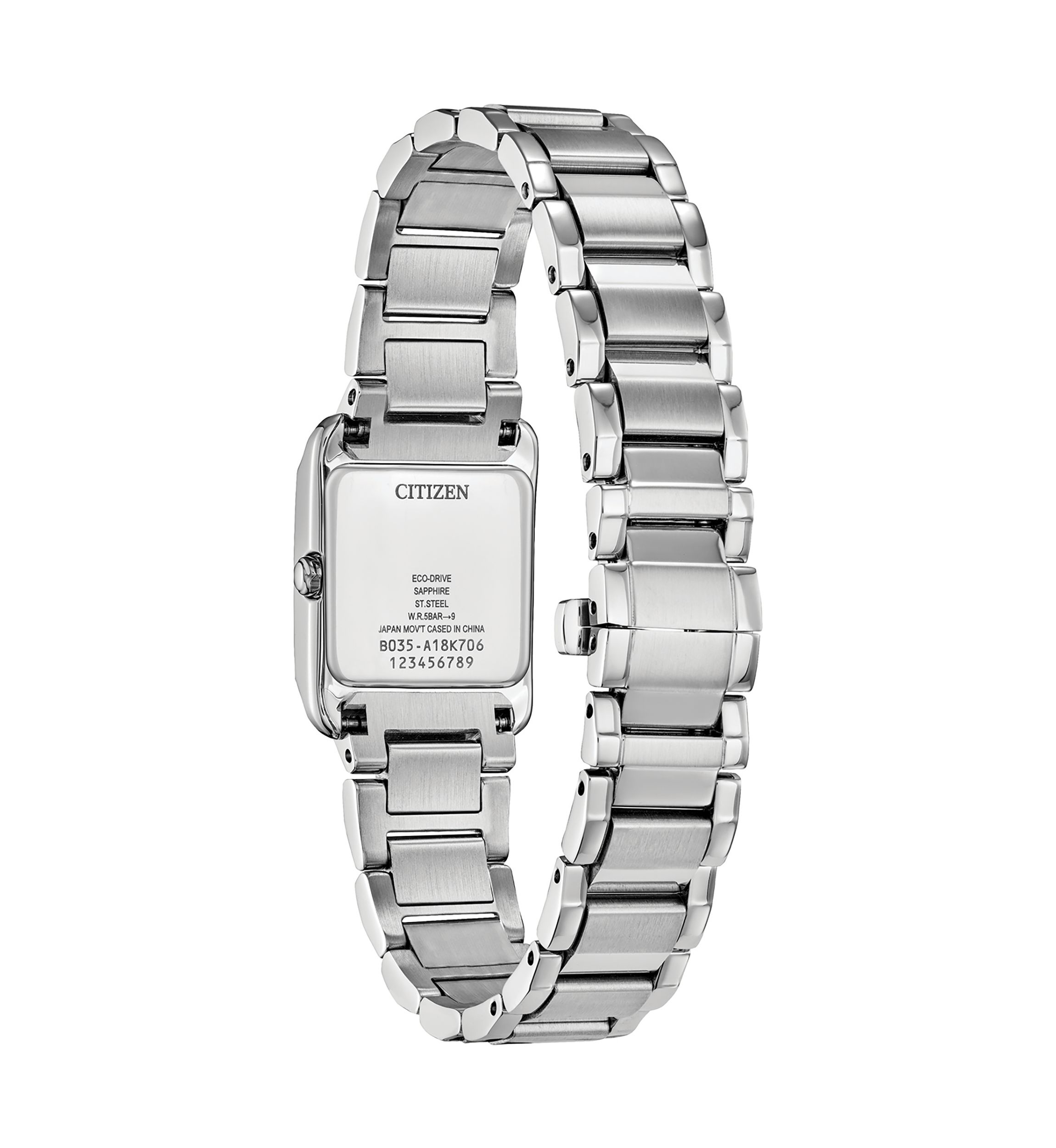 Womens Classic Bianca Silver Tone Bracelet Watch