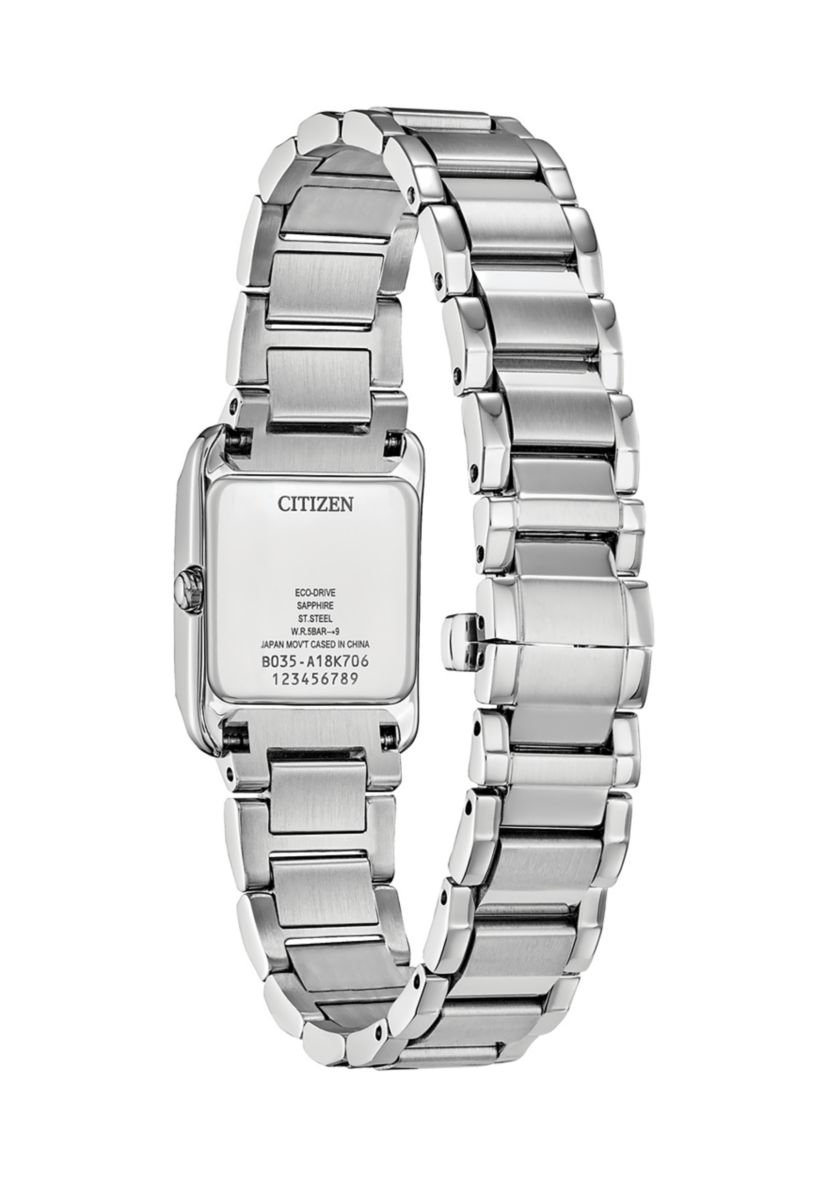 Womens Classic Bianca Silver Tone Bracelet Watch