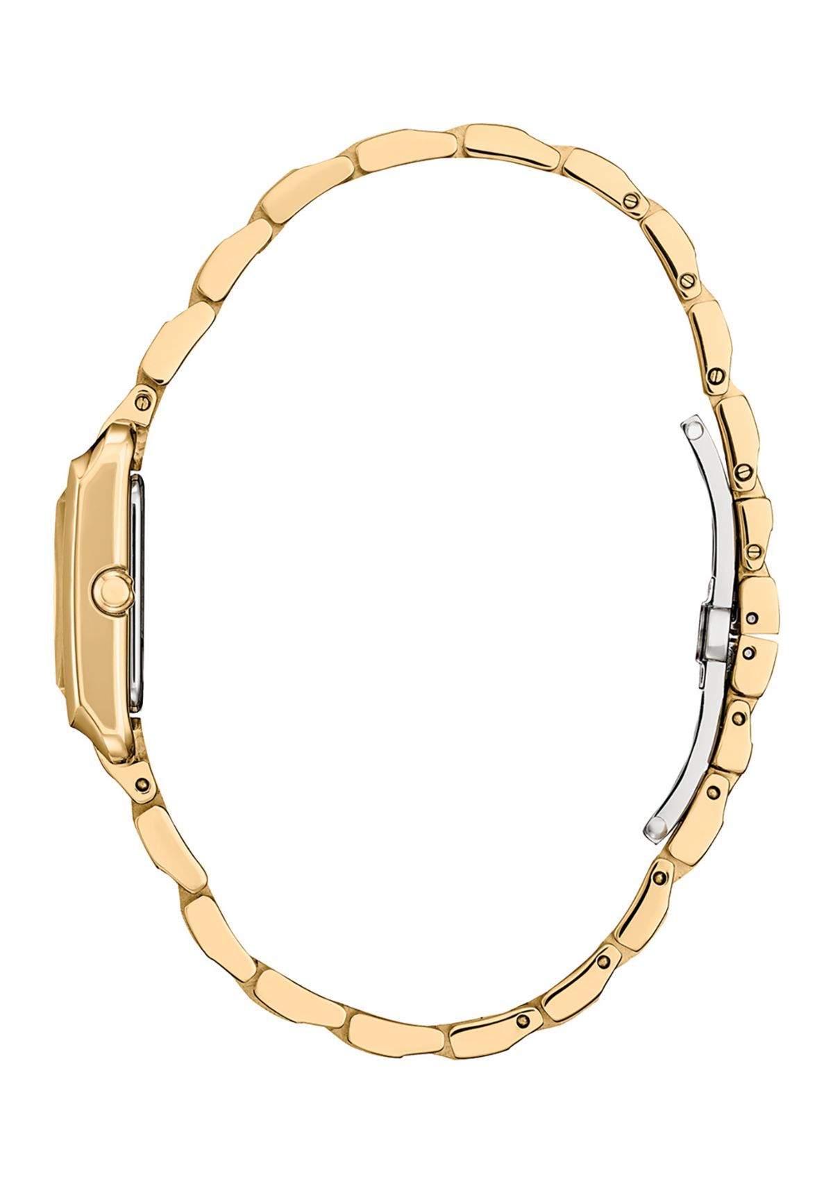 Womens Classic Bianca Gold Tone Bracelet Watch 