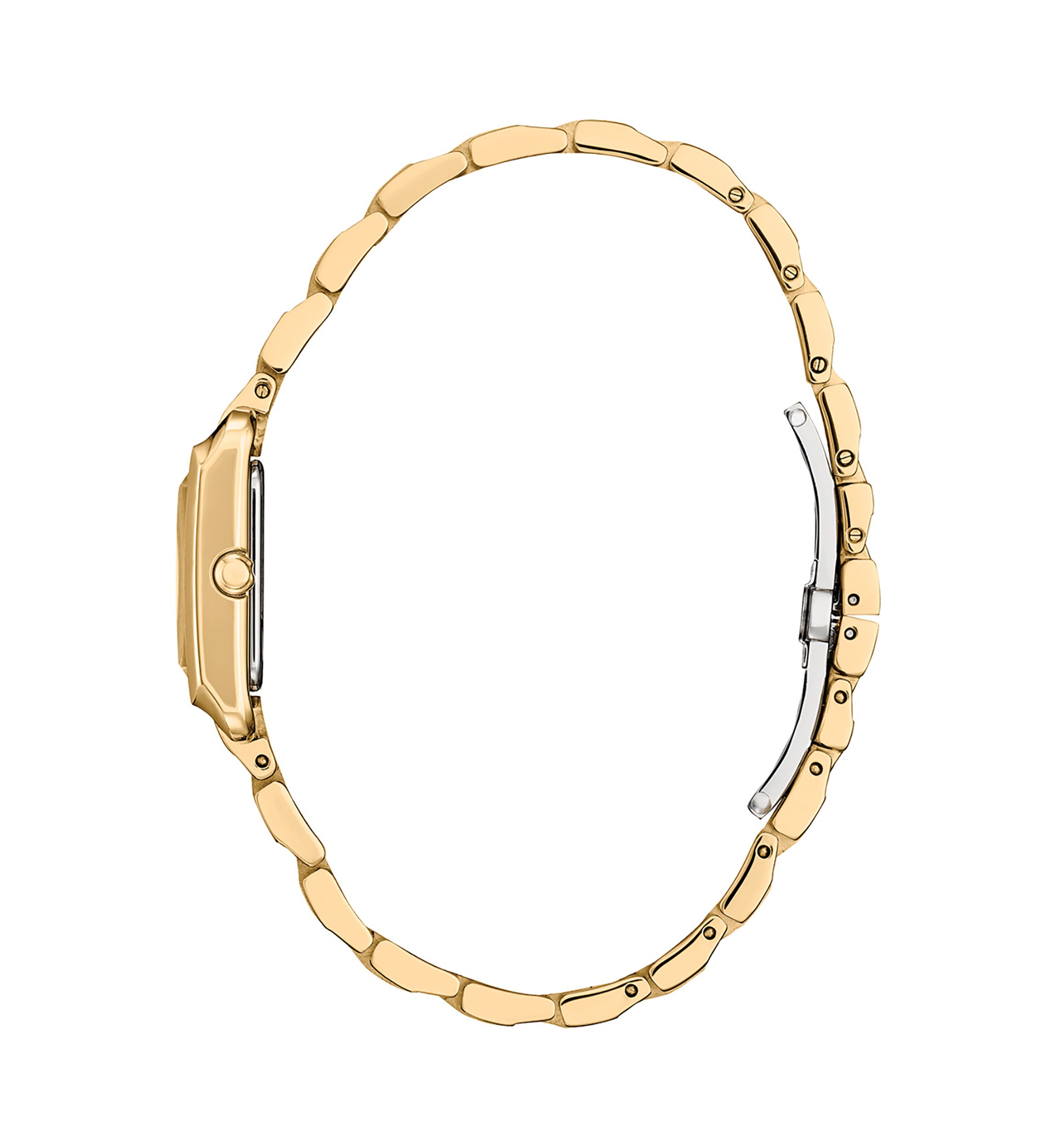 Womens Classic Bianca Gold Tone Bracelet Watch 
