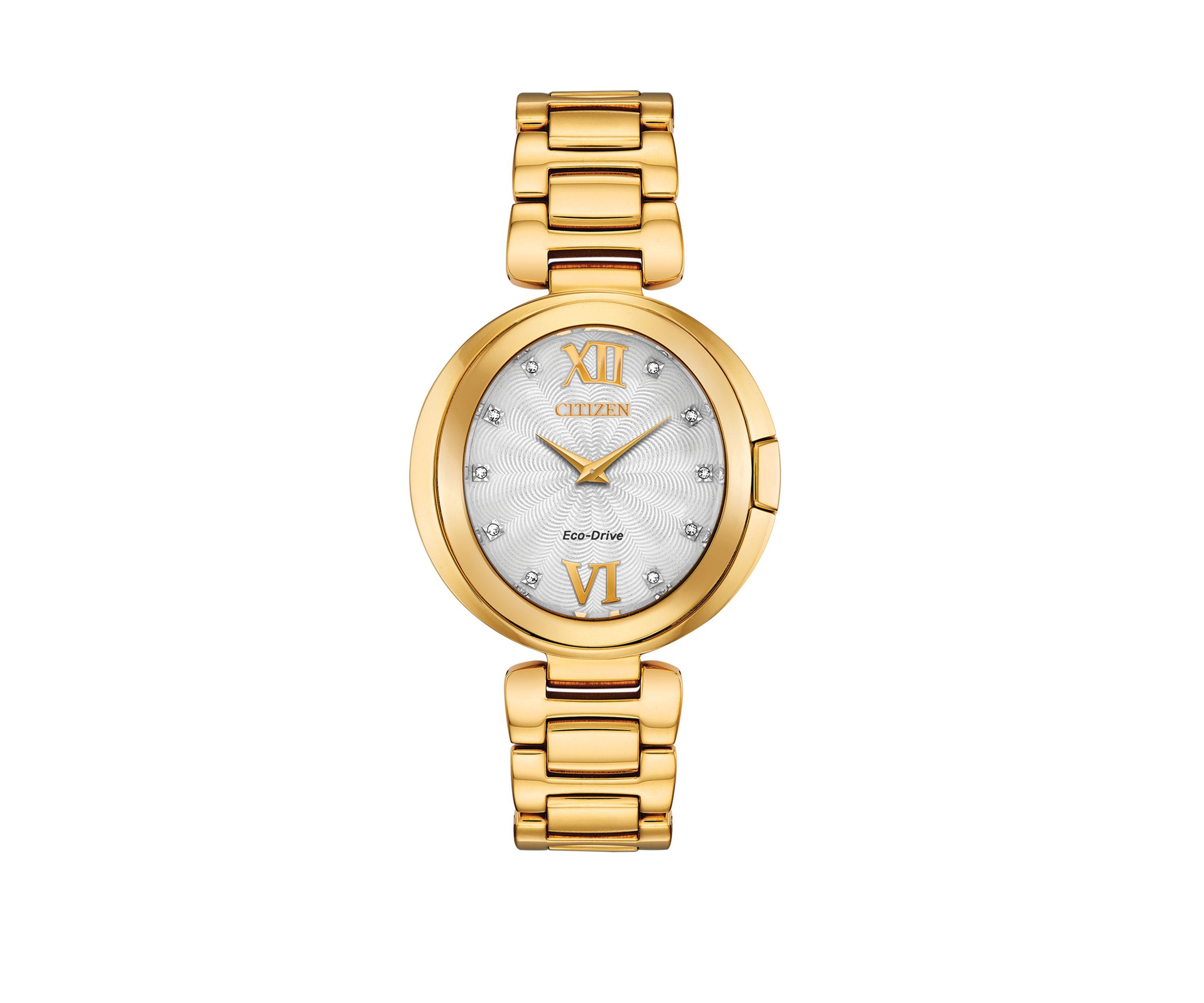 Womens Capella Gold-Tone Stainless Steel Bracelet Watch