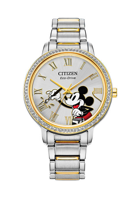 Citizen Mickey Crystal Bracelet Watch