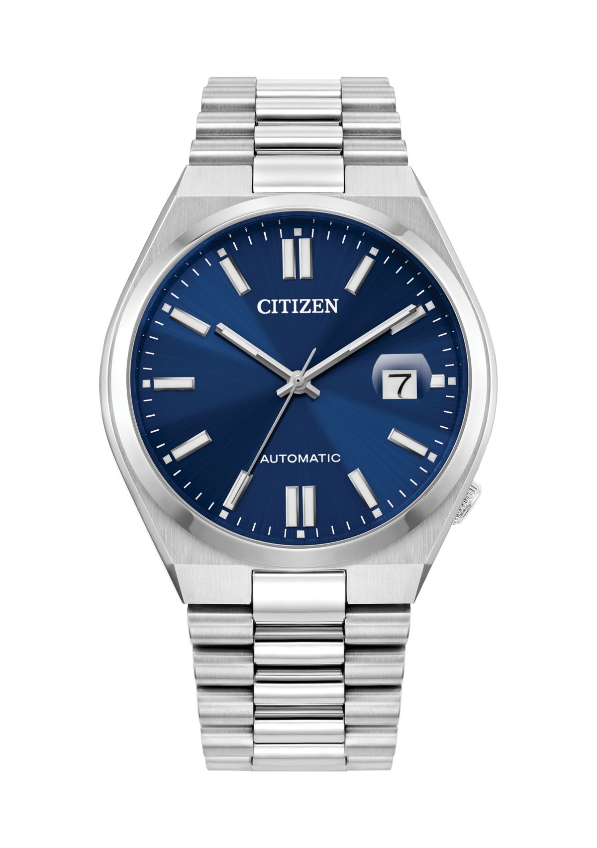 Mens Sport Luxury Automatic Tsuyosa Silver Tone Stainless Steel 40 Millimeter Bracelet Watch 