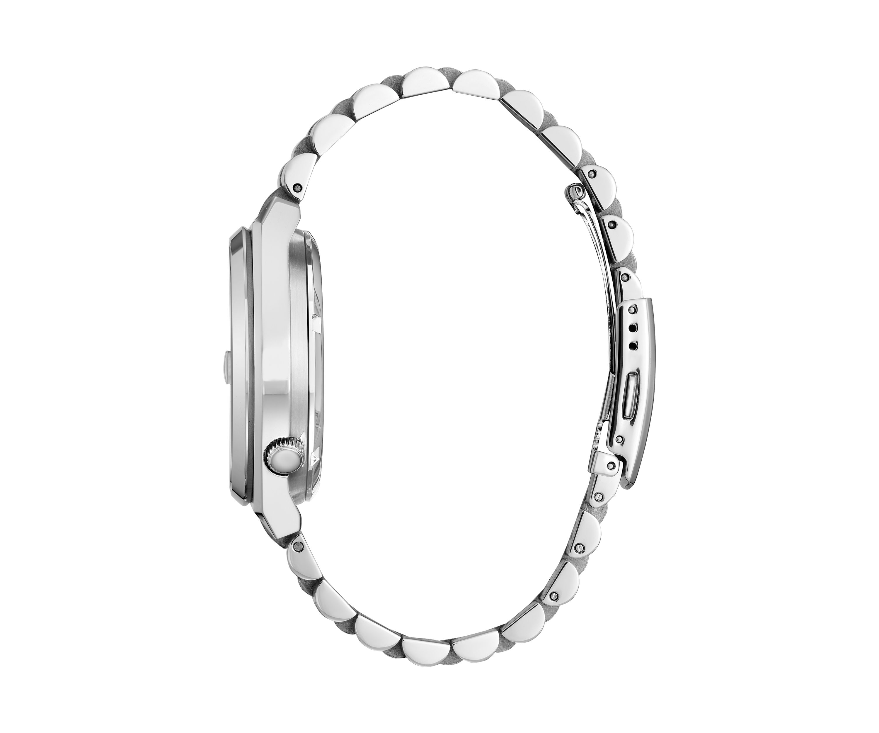 Mens Sport Luxury Automatic Tsuyosa Silver Tone Stainless Steel 40 Millimeter Bracelet Watch 