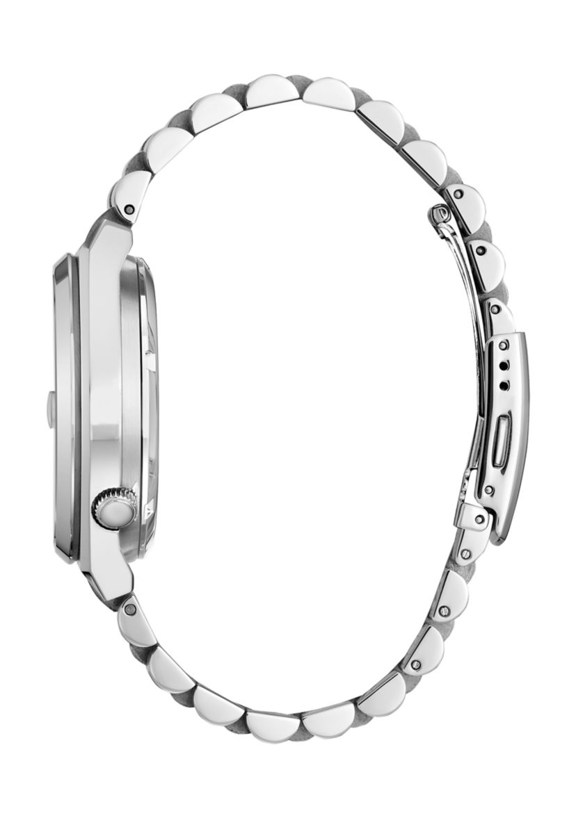 Mens Sport Luxury Automatic Tsuyosa Silver Tone Stainless Steel 40 Millimeter Bracelet Watch 