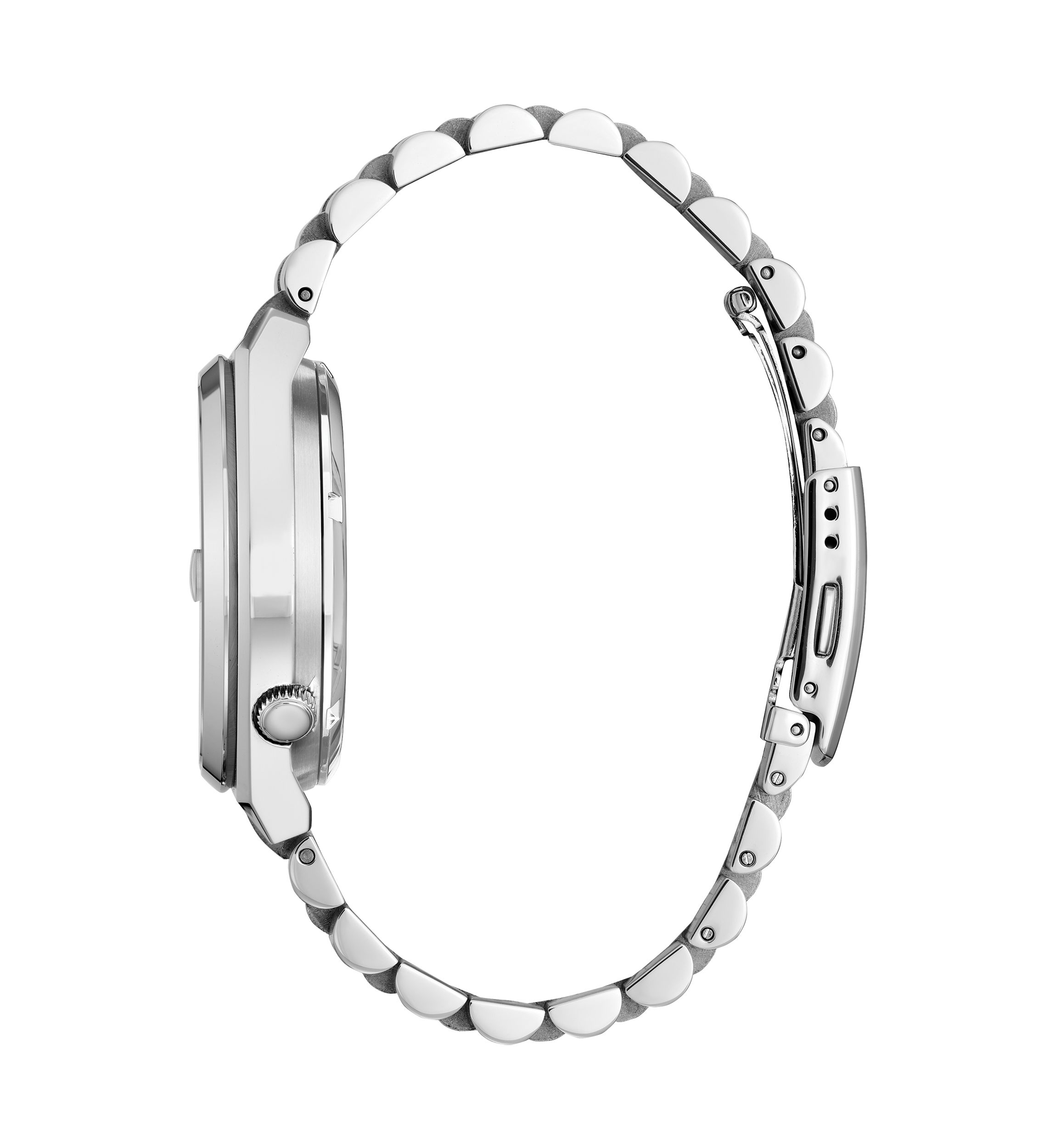 Mens Sport Luxury Automatic Tsuyosa Silver Tone Stainless Steel 40 Millimeter Bracelet Watch