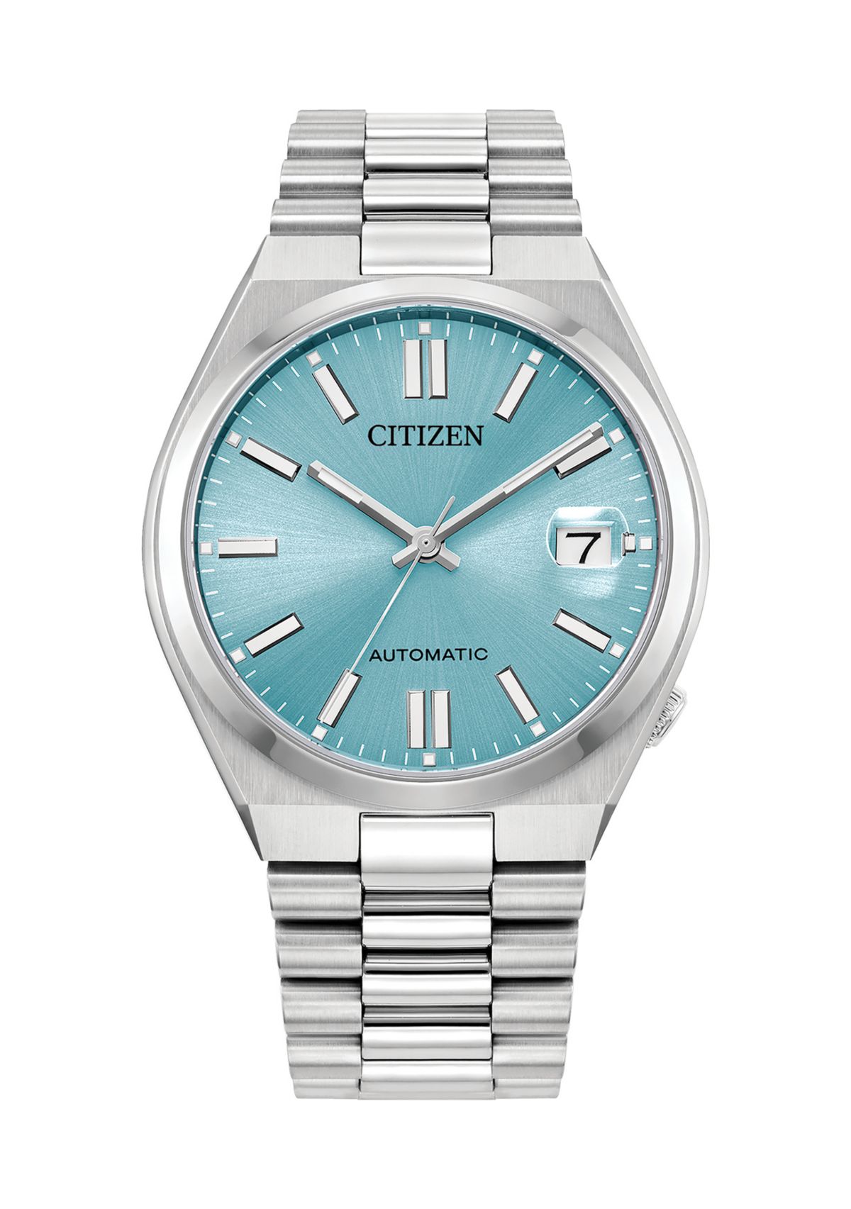 37 Millimeter Sport Luxury Tsuyosa Automatic Silver-Tone Bracelet Watch