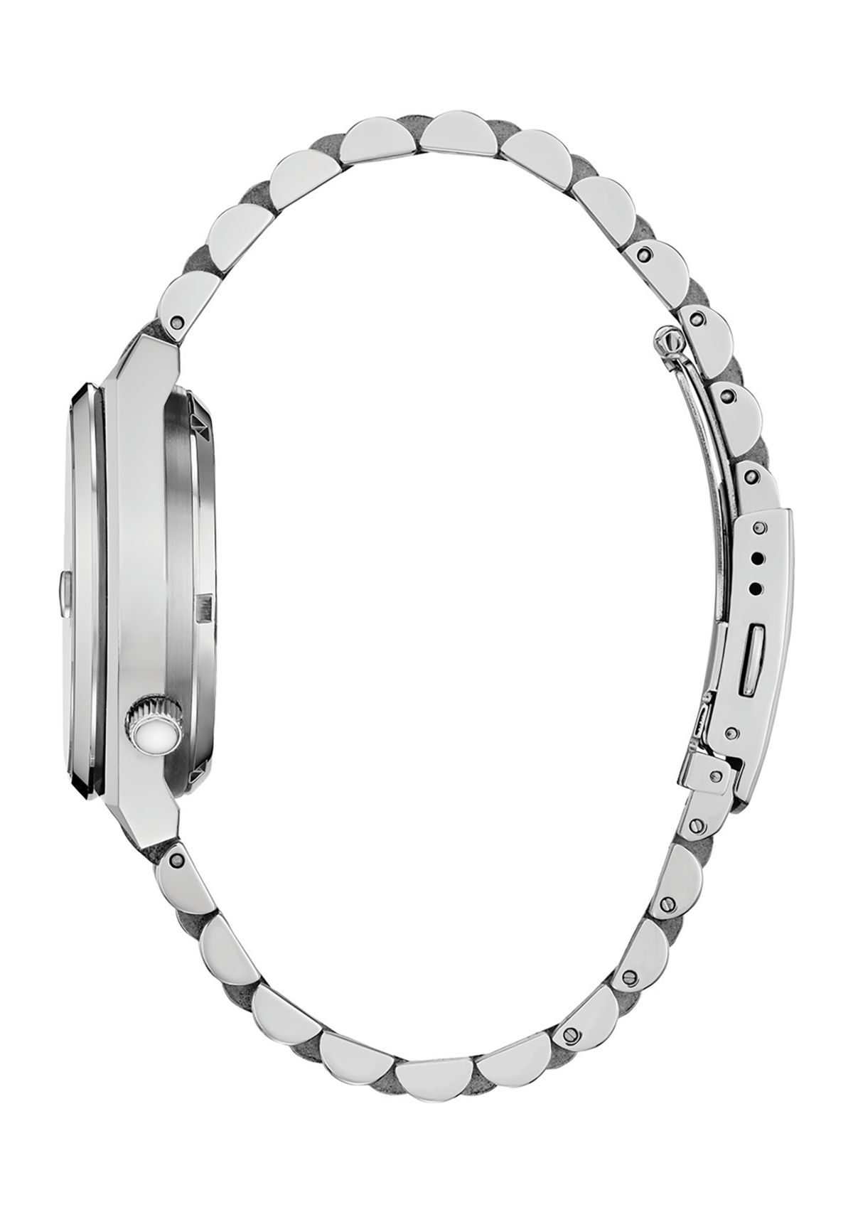 37 Millimeter Sport Luxury Tsuyosa Automatic Silver-Tone Bracelet Watch