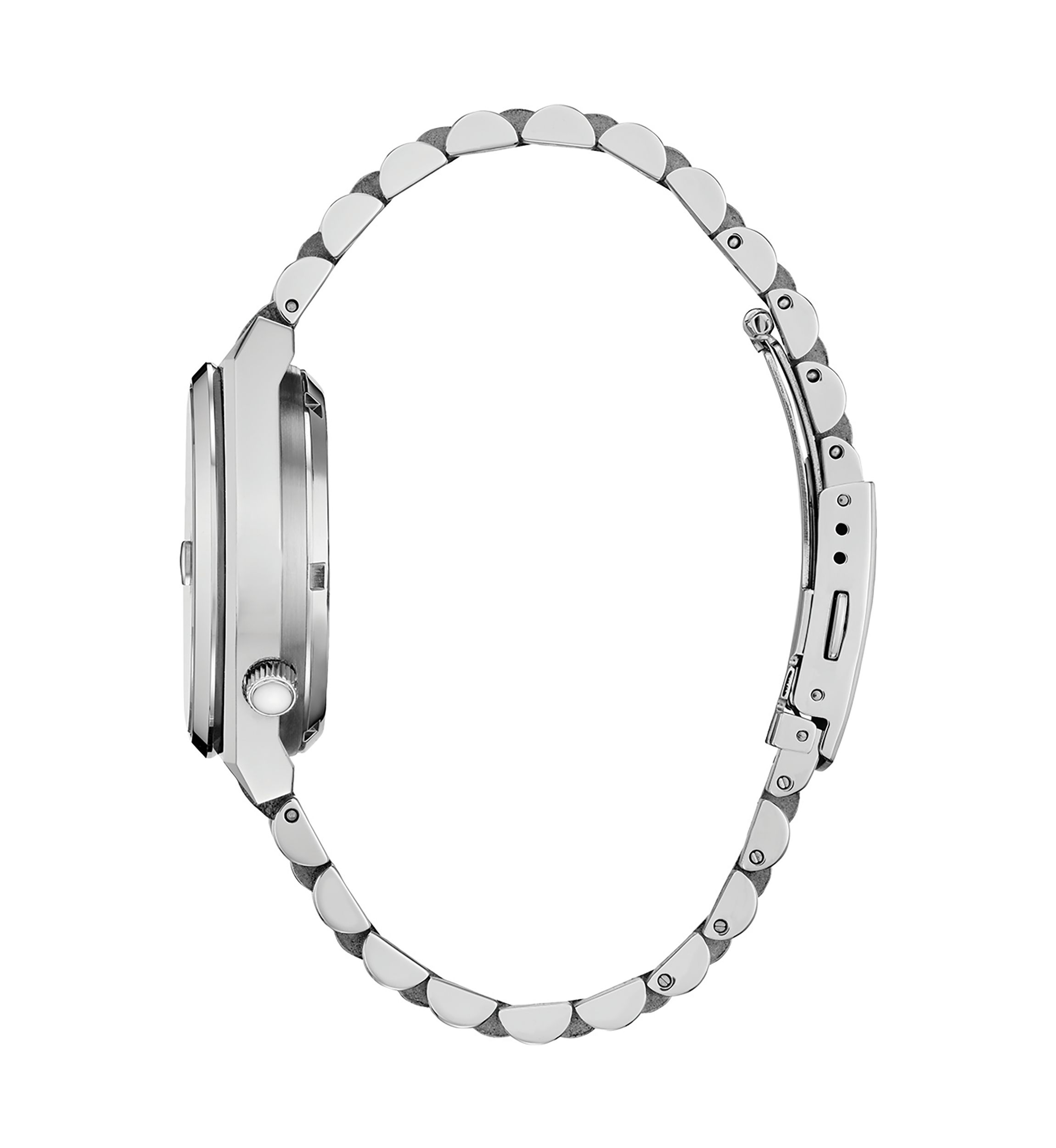 Unisex Sport Luxury Tsuyosa Automatic Silver-Tone Bracelet Watch, 37mm