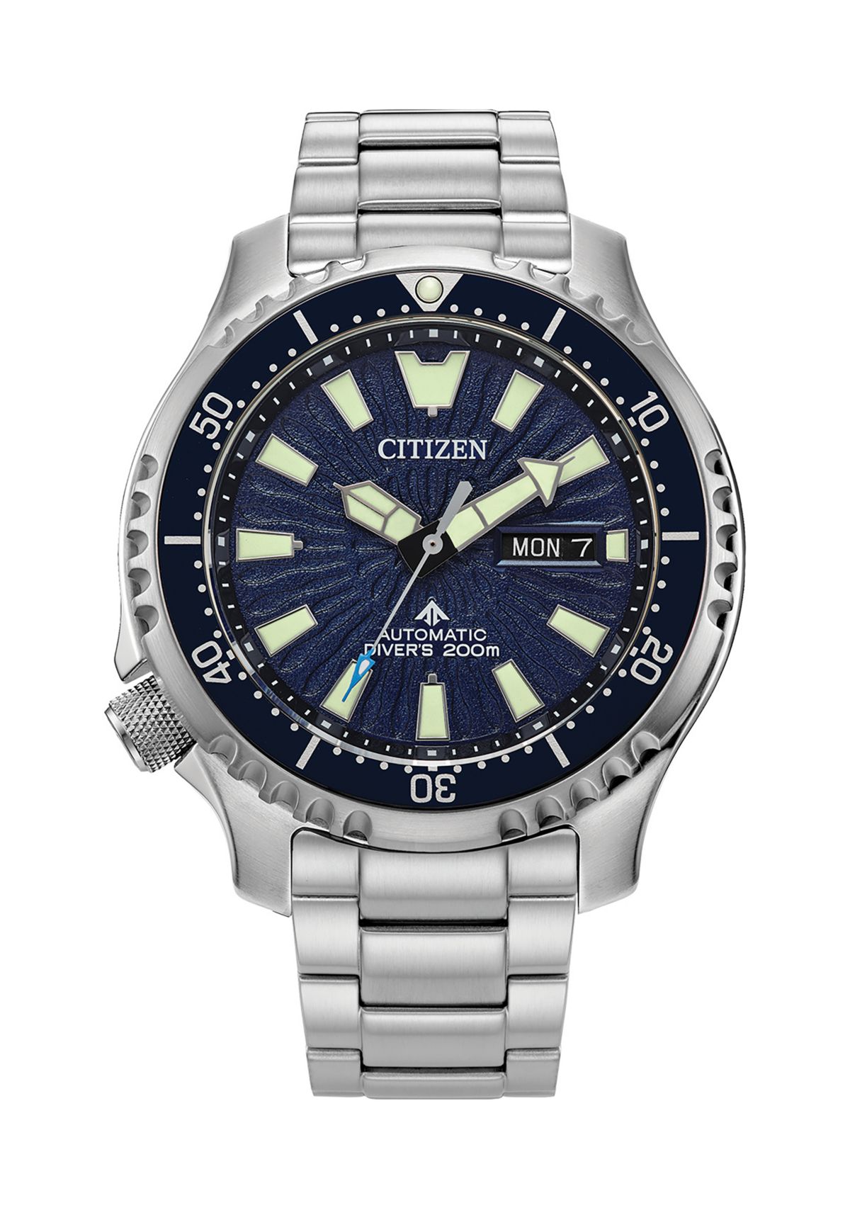 Mens Promaster Sea Silver-Tone Stainless Steel Bracelet Watch - 44 Millimeter